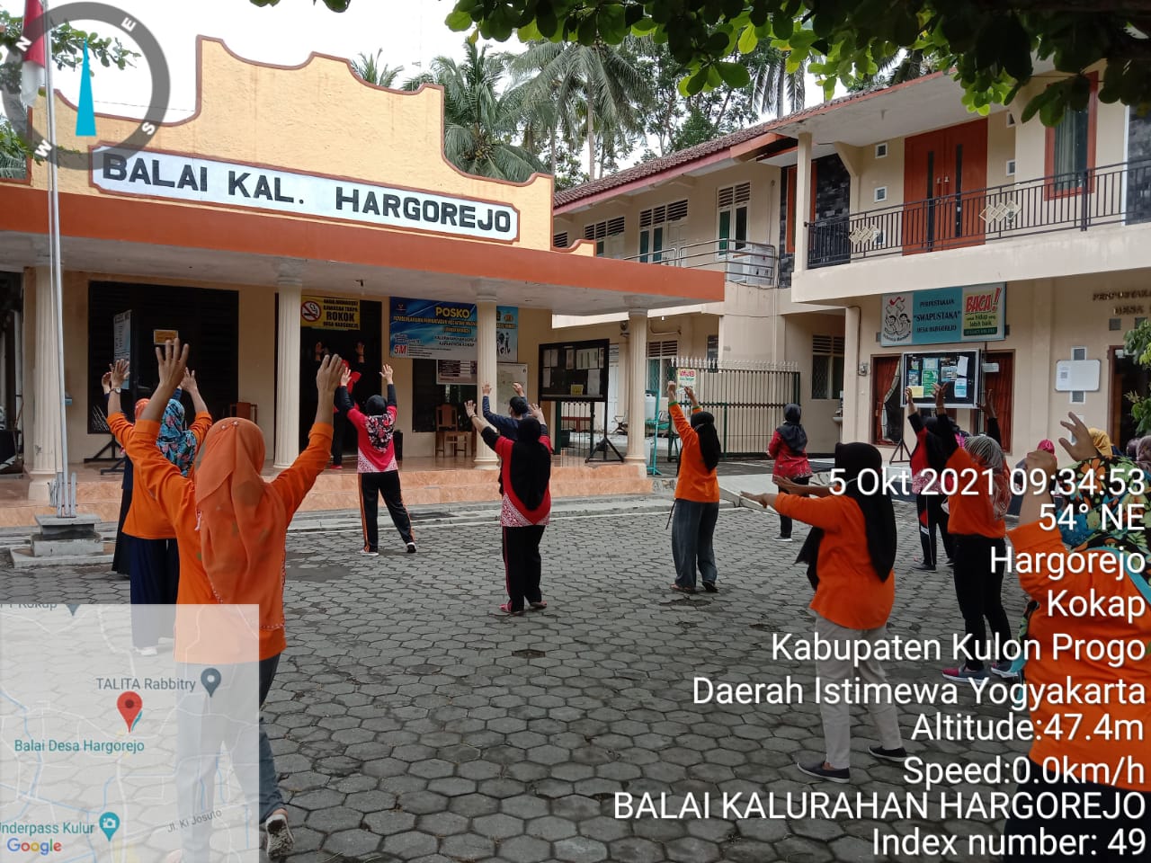 Senam sehat PKK Hargorejo